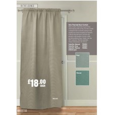 700652 Aria Thermal Door Curtain Natural