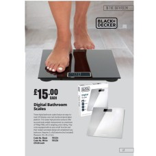 701234 B+D Digital Bathroom Scale Black