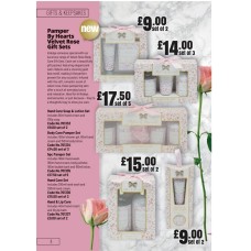 701333 Pamper By Hearts Velvet Rose Gift Sets Hand Care Soap & Lotion Set