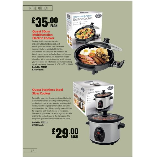 700222 Quest Stainless Steel Slow Cooker 700222
