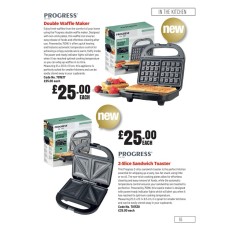 701537 Progress Double Waffle Maker 