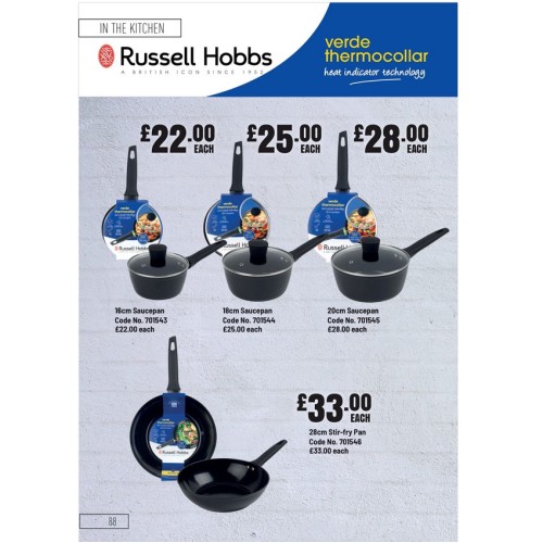701543 Russell Hobbs 16cm Saucepan 