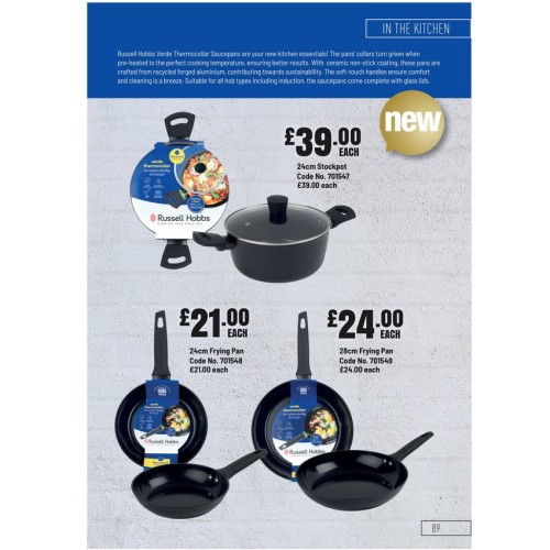 701548 Russell Hobbs 24cm Fry Pan 