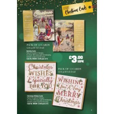 900293 Pack of 12 cards in 2 designs Nativity Cards