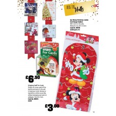 900116 Disney Christmas Jumbo Card Hanger Holder