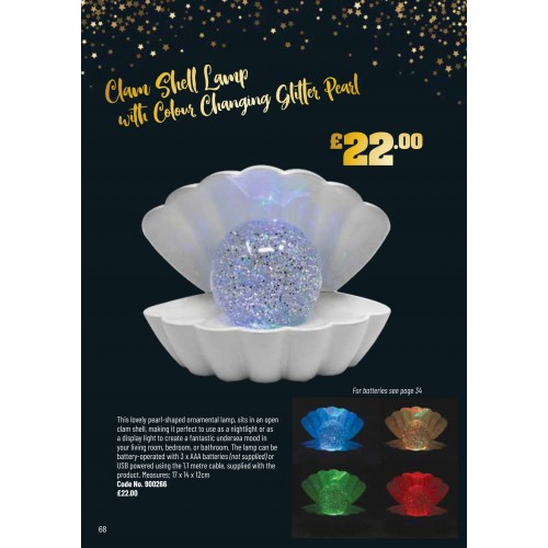 900267 4pk Color Changing Acrylic Christmas Ornaments