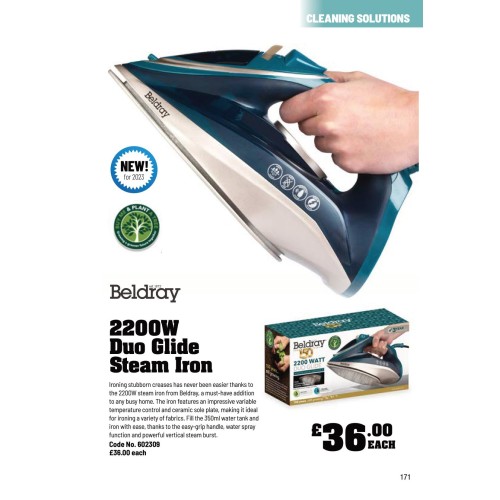 602309 2200W Duo Glide Steam Iron