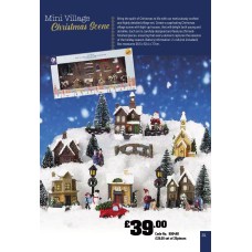 900488 25pc Mini Village Scene Set