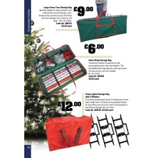 900136 Xmas Lights Storage Bag with 3 Winders