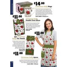 900462 Christmas Holly Apron