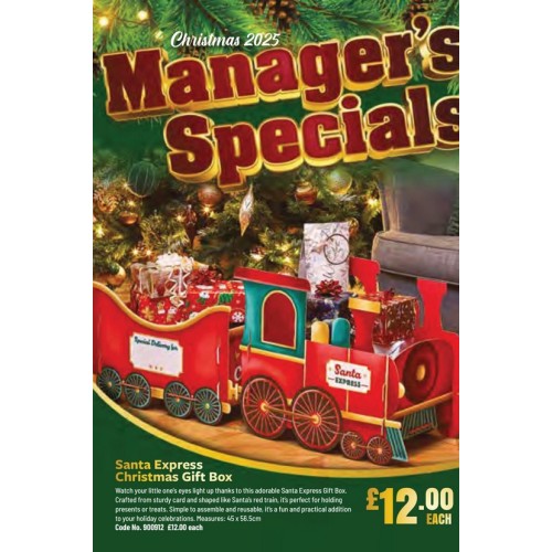 900912 Santa Express Christmas Gift Box 