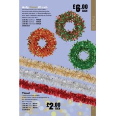 901128 Tinsel Strand Red