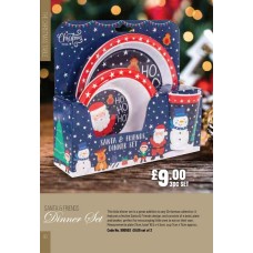 900503 Santa and friends Dinner Set
