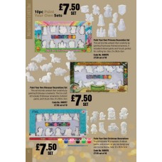 900976 10pc Paint Your Own Sets Princess Decoration