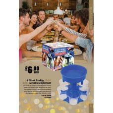901016 6 Shot Buddy Multi Shot Drinks Dispenser 