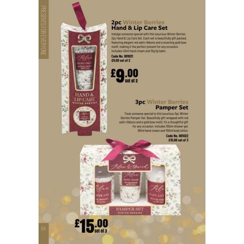 901021 2pc Winter Berries Hand & Lip Care Set 