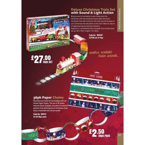 900487 Christmas Train Set