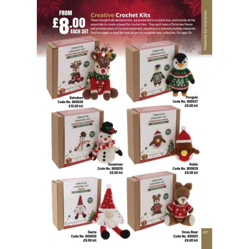 900826 Creative Crochet Kits Reindeer